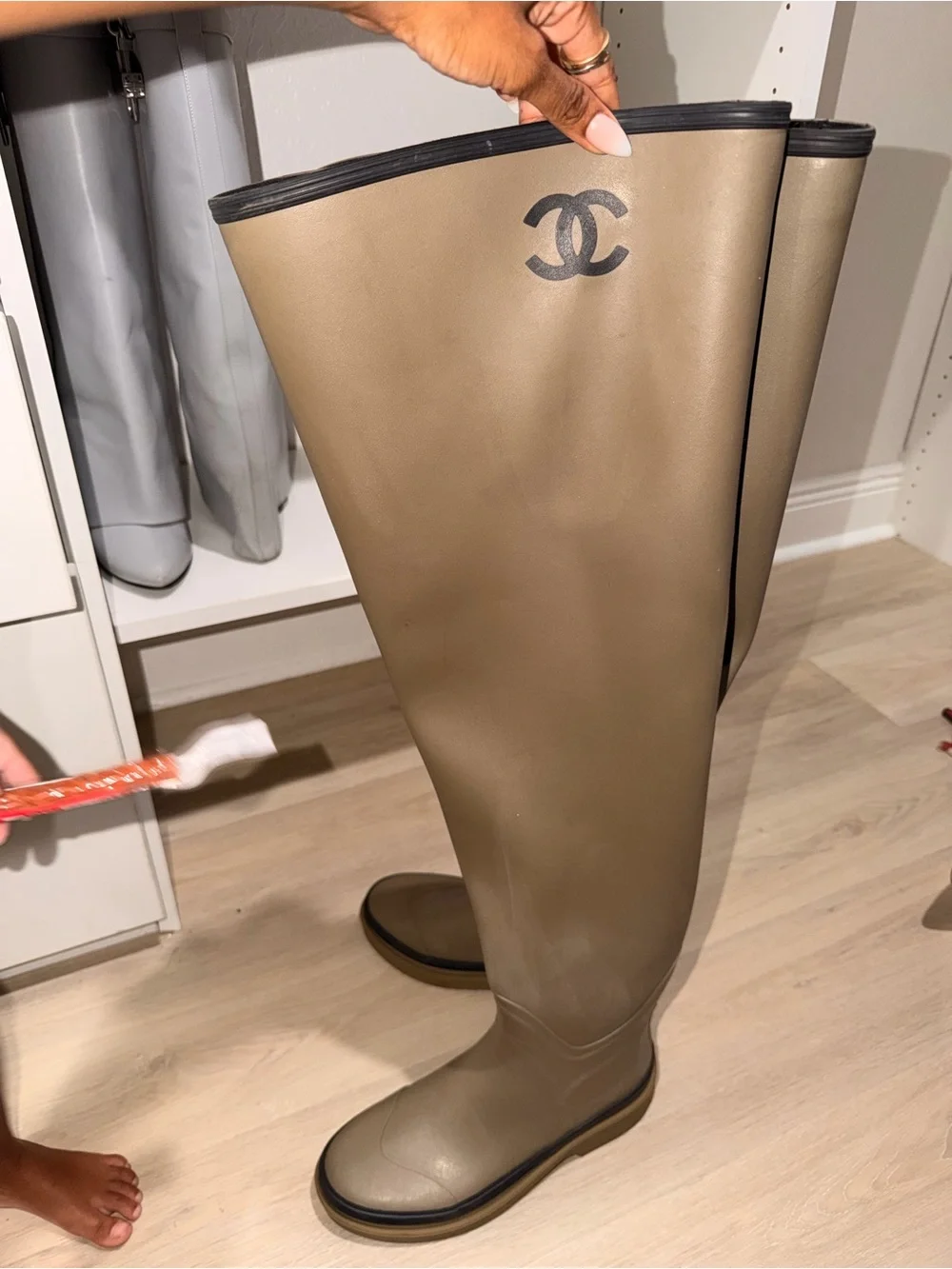 CHANEL Rain Boots